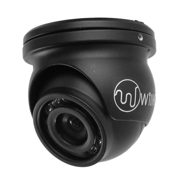 中細型 室內半球鏡, 標清1000線彩色, 12顆紅外線夜視DomeCam 金屬外穀