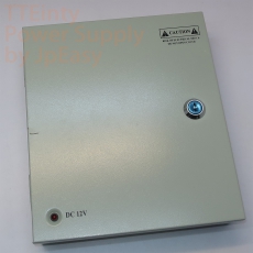 DC12V30A 安全中央集中供電機箱 每位獨立輸出保護功能 變壓器 100-240V帶LED 短路/超載/過壓 工程級