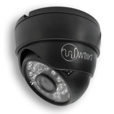 室內半球鏡, 標清1000線彩色, 12顆紅外線夜視DomeCam