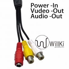 特長線條型1.5m 微型工業內窺鏡頭 LED燈光照明 針孔迷你攝像鏡頭 4mm直徑 1000線彩色