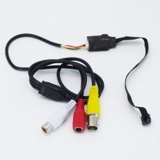 小型1CM平頭型隱蔽式 1080P同軸高清 針孔攝像鏡頭 針孔迷你鏡頭 連咪