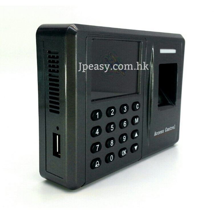 門禁指紋考勤拍卡三合一智能考勤及計糧系統 一體機 彩色液晶顯示  ID卡/ 指紋  簽到機 USB下載 Lan連接電腦