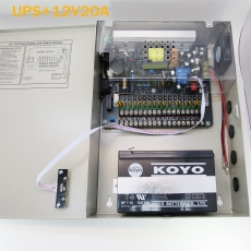 UPS不斷電源 CCTV閉路電視監控系統  DC24V2A備用電源 門禁 能考勤機 對講系統 鏡頭 7AH儲電 備用電源 防水掛牆式 自動切換 航行三天  輸入:220V