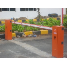 HIKVISION 智能  停車場門閘杆 出口道升降門門閘柵欄機 停車場閘杆 檔車杆 中途遇到阻擋自動反彈保護功能 3.5米 八角伸桿  自動門工程 LED橙 左右桿