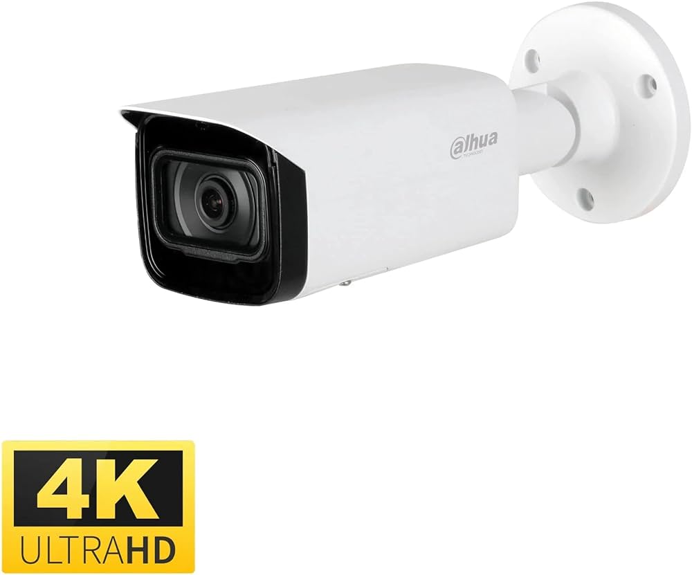 Dahua 高清800萬像4K 戶外防水連支架一體機 POE供電 焦距8-32mm 30米紅外線夜視 支持ONVIF 英文版 支持MicroSD錄影